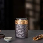 Boîte à thé en métal, design chinois classique