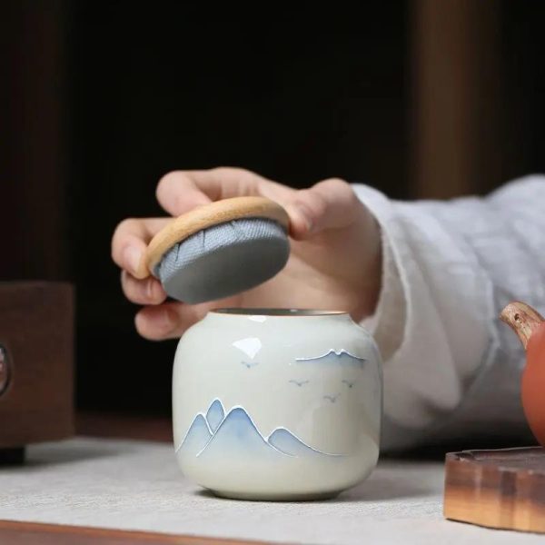 Rangement esthétique pour sachets de thé