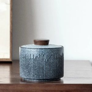 Céramique design pour boîte à thé élégante et fonctionnelle