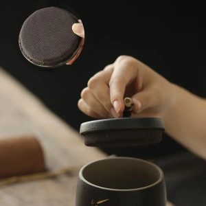 Contenant à thé japonais 270ml en céramique