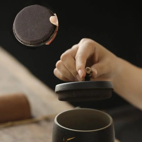 Contenant à thé japonais 270ml en céramique