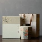 Boite à Thé Haut de Gamme en Céramique Peinture Florale