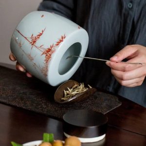 Boite à Thé céramique 1000ml design élégant