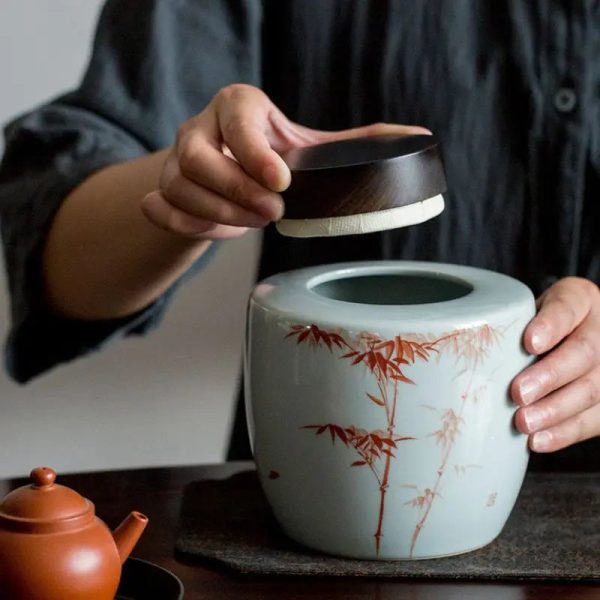 Boite à Thé en céramique pour un rangement pratique