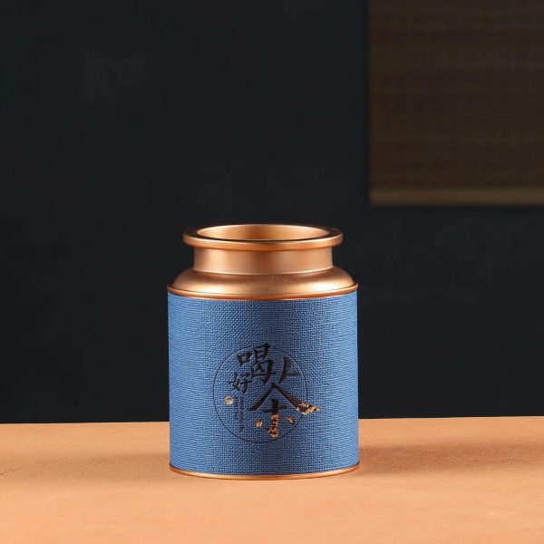 Rangement à Thé Métallique au Design Traditionnel