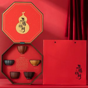 Tasses à thé Cinq Bonheurs, parfaites pour moments de partage