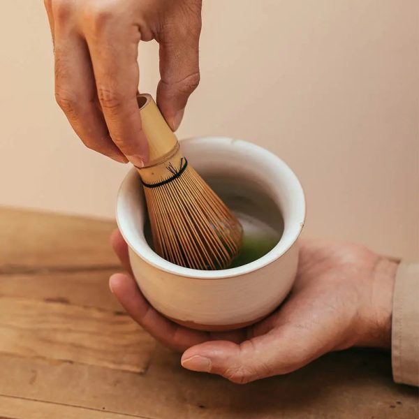 Fouet en bambou pour préparer le matcha