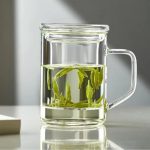 Grand mug à thé en verre avec infuseur 400ml