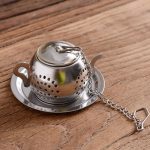 Accessoire pour infuser le thé, design théière en acier inoxydable
