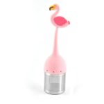 Infuseur à thé silicone Flamant Rose