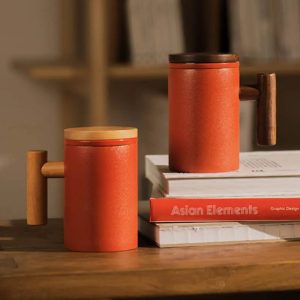 Tasse à thé design en céramique élégante