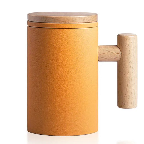 Contenant à thé en céramique