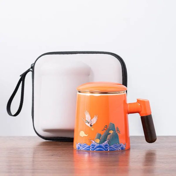 Tasse design 400ml pour une expérience de thé raffinée