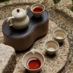 Service à thé céramique, élégant et traditionnel