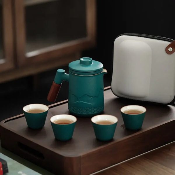 Service à thé léger pour déplacements