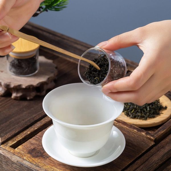 Boîte à thé en verre design pour le rangement