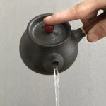 Théière céramique noire 180ml design japonais