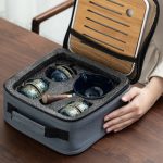 Service à thé transportable pour amateurs de thé