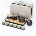 Accessoires de thé japonais en céramique artisanale