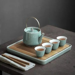 Set de thé japonais en céramique élégante