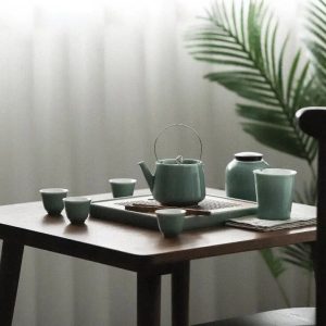 Céramique de luxe pour service à thé japonais