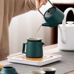 Tasses à thé japonaises pour voyage en céramique