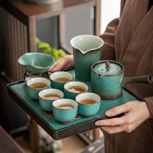 Tasses à thé japonaises en céramique raffinée