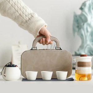 Thé japonais en céramique, service compact et élégant