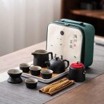 Ensemble de thé japonais en céramique, pratique et élégant