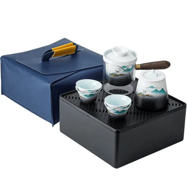 Service à thé en céramique design japonais