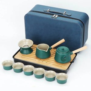 Service à Thé Chinois Poignée Latérale élégant et fonctionnel