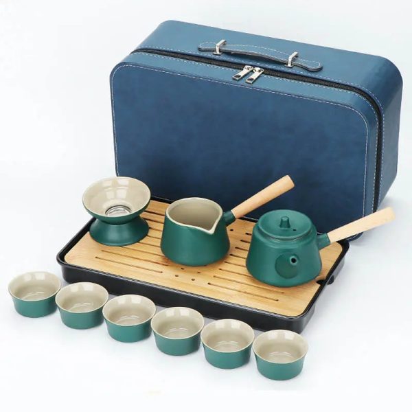 Service à Thé Chinois Poignée Latérale élégant et fonctionnel