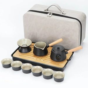 Service à thé traditionnel chinois avec design raffiné