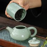 Set de thé chinois en céramique élégante