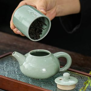 Set de thé chinois en céramique élégante