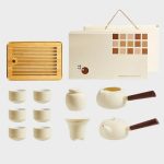 Tasses en céramique blanche pour thé chinois