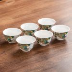 Tasse Chinoise en Porcelaine, 50ml, style Dragon