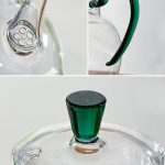 Théière colorée en verre, design pratique et esthétique