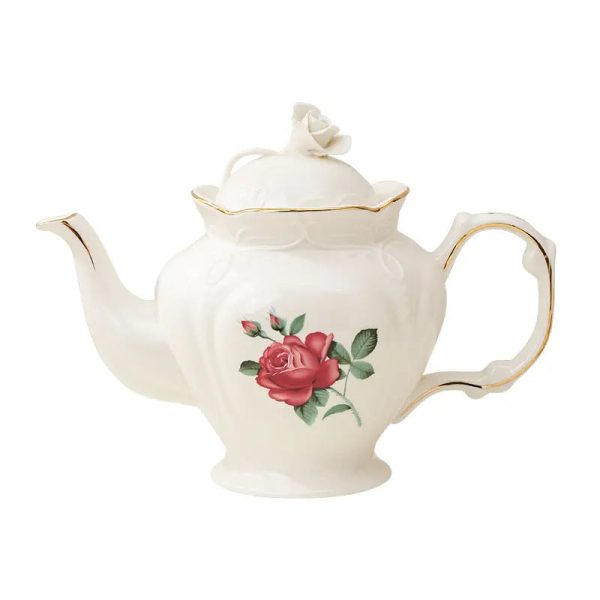 Porcelaine anglaise, théière design 1L