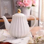 Théière Citrouille en Porcelaine pour le service du thé