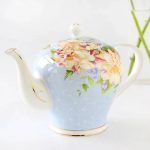 Théière Anglaise Bleue en Porcelaine 1.4L