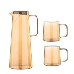 Carafe design 1.8L, théière en verre pour un service raffiné