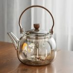 Théière Chinoise en Verre 900ML au design élégant