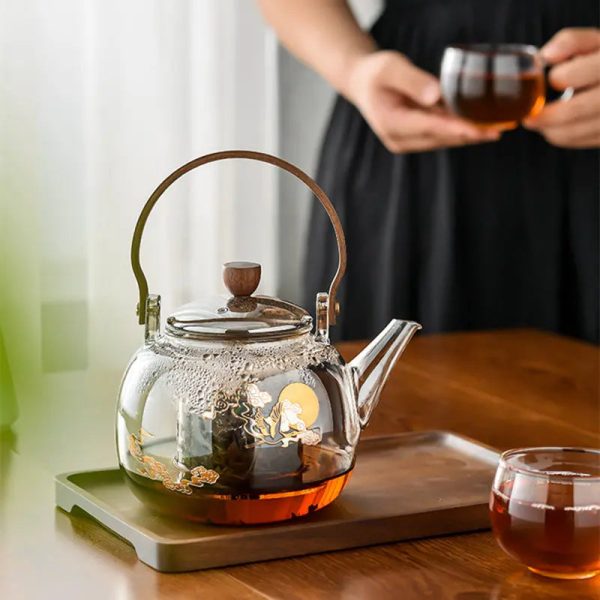 Théière Chinoise design, 900ML, idéale pour le thé