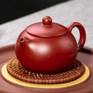 Théière en Argile Rouge 200ML, artisanale et élégante
