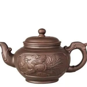 Théière chinoise en argile 500ML avec motifs de coq décoratifs