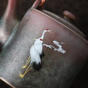 Théière chinoise en céramique élégante