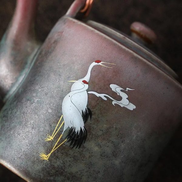 Théière chinoise en céramique élégante