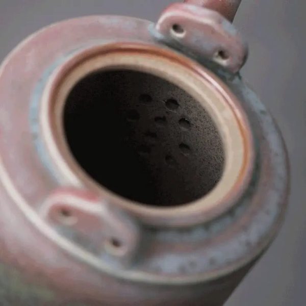 Théière 400ML, motif de grues en céramique