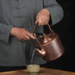 Théière en Cuivre Martelé 2L